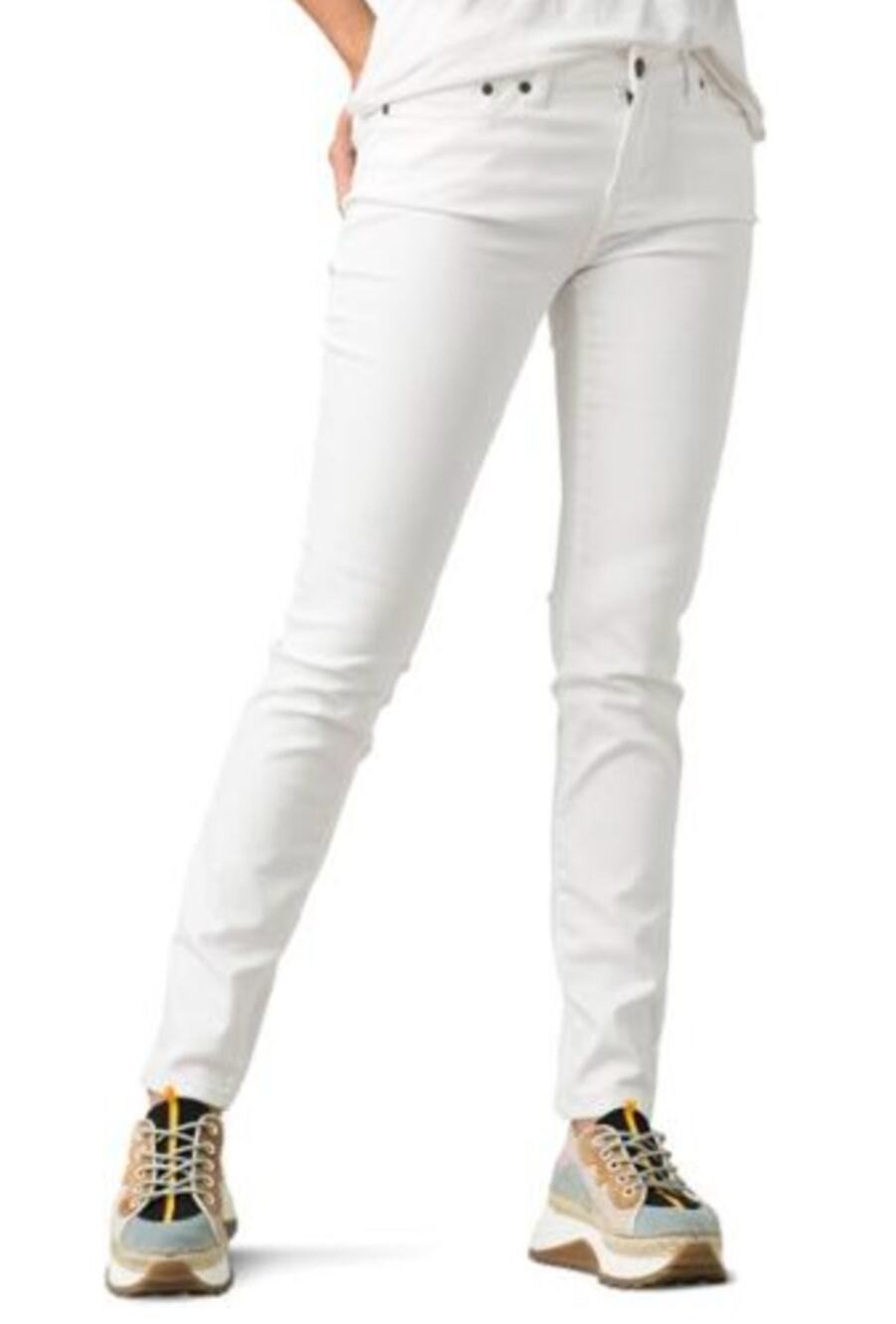PRANA White Stretchy Skinny Jeans Size 6/28 Full Length